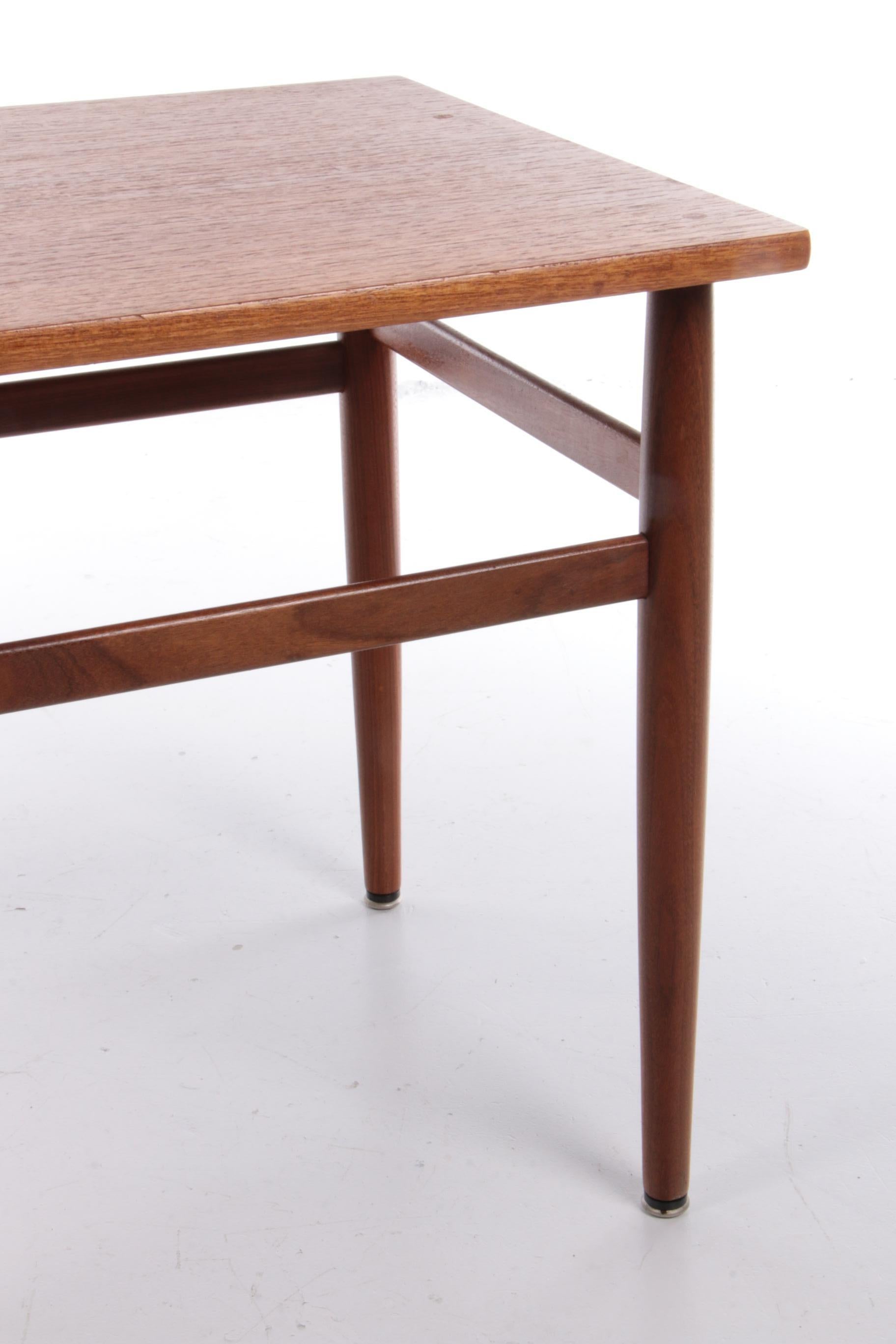 Vintage Teak Wood Side Table, 1960s For Sale 2