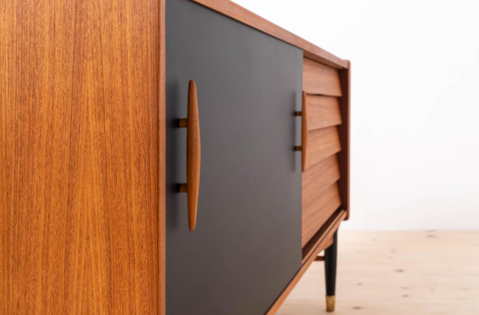 Vintage Teakwood Sideboard by Nils Jonsson for Hugo Troeds, Scandinavian Modern 1
