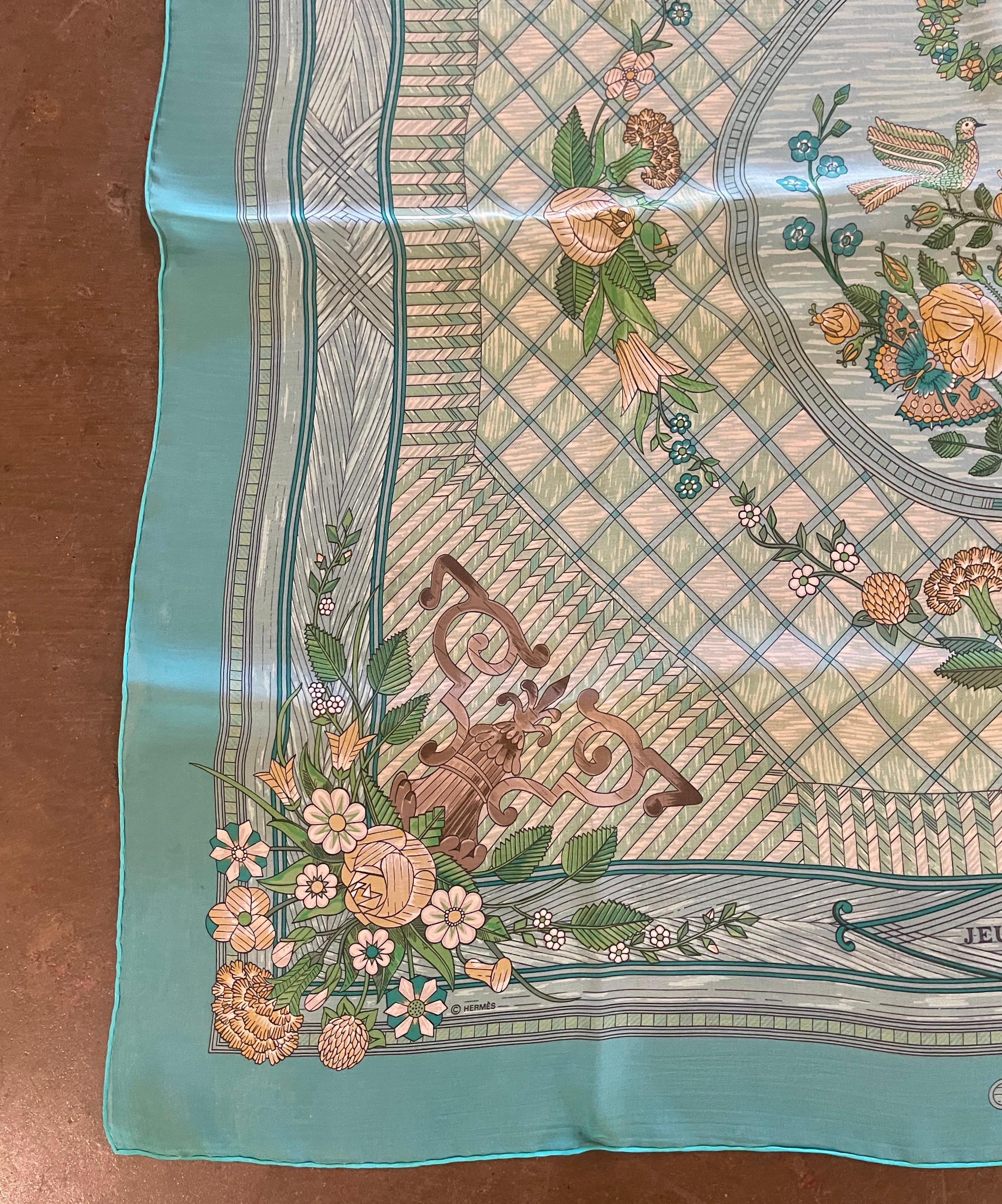 20ième siècle Foulard en soie 