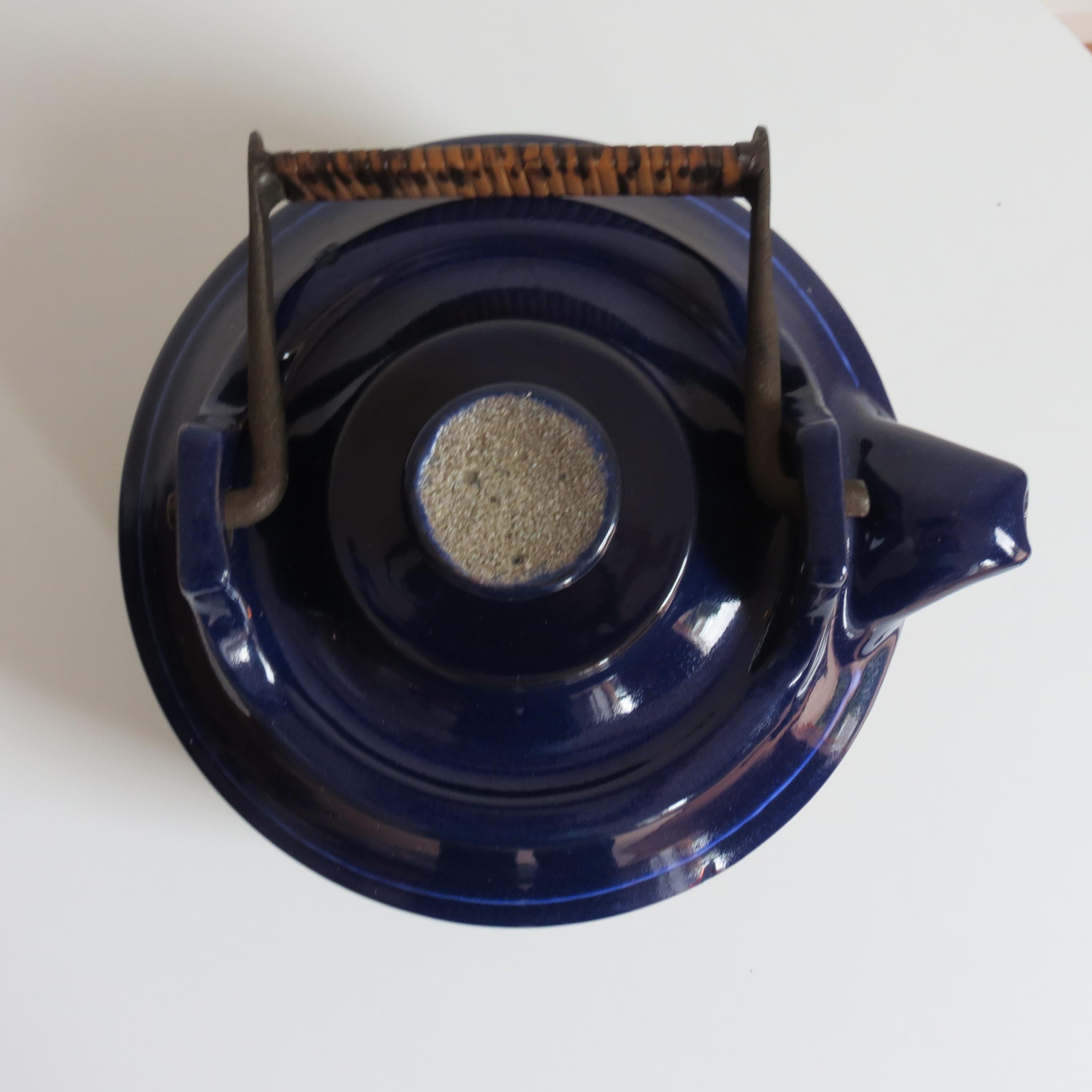 Vintage Teapot By Thomas Hellstrom For Nittsjo Pottery Sweden 1960s 1