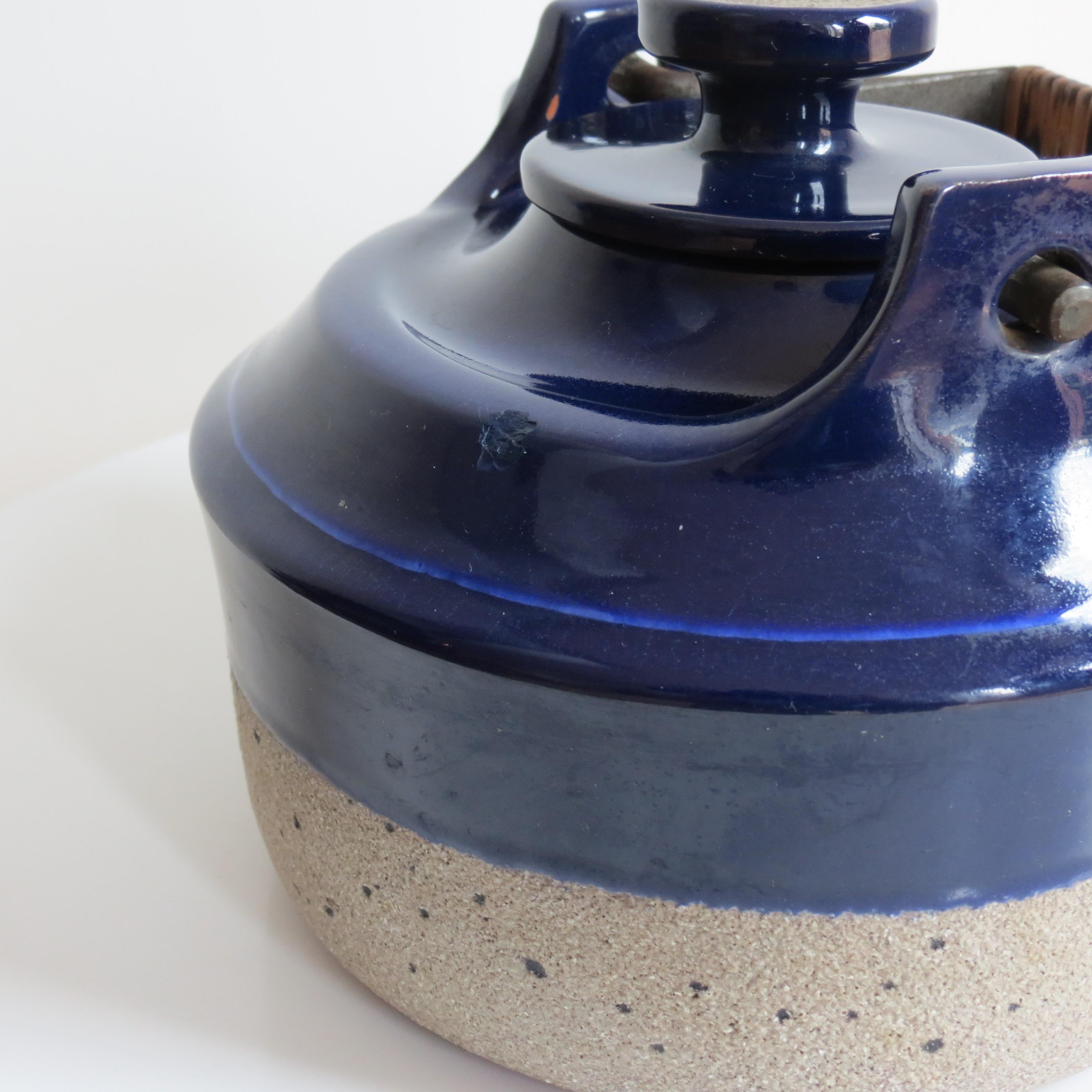 Vintage Teapot By Thomas Hellstrom For Nittsjo Pottery Sweden 1960s 2