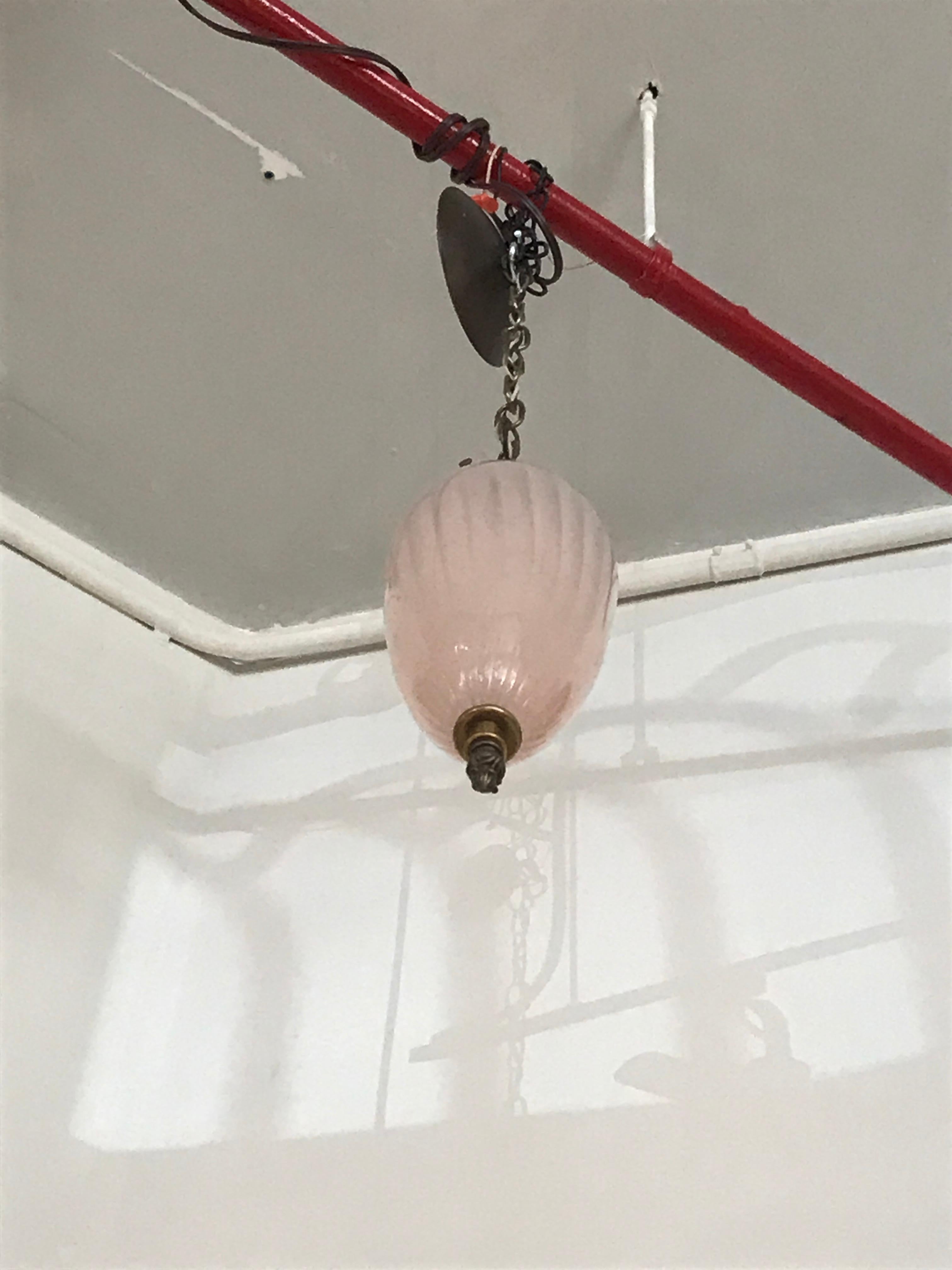glass teardrop pendant light