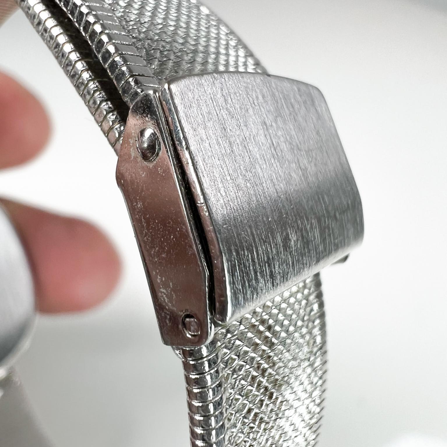 Vintage Tegrov Swiss Made Uhr Mechanische 17 Juwelen Edelstahl im Angebot 9