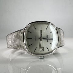 Vintage Tegrov Swiss Made Watch Mechanical 17 Jewels Stainless Steel