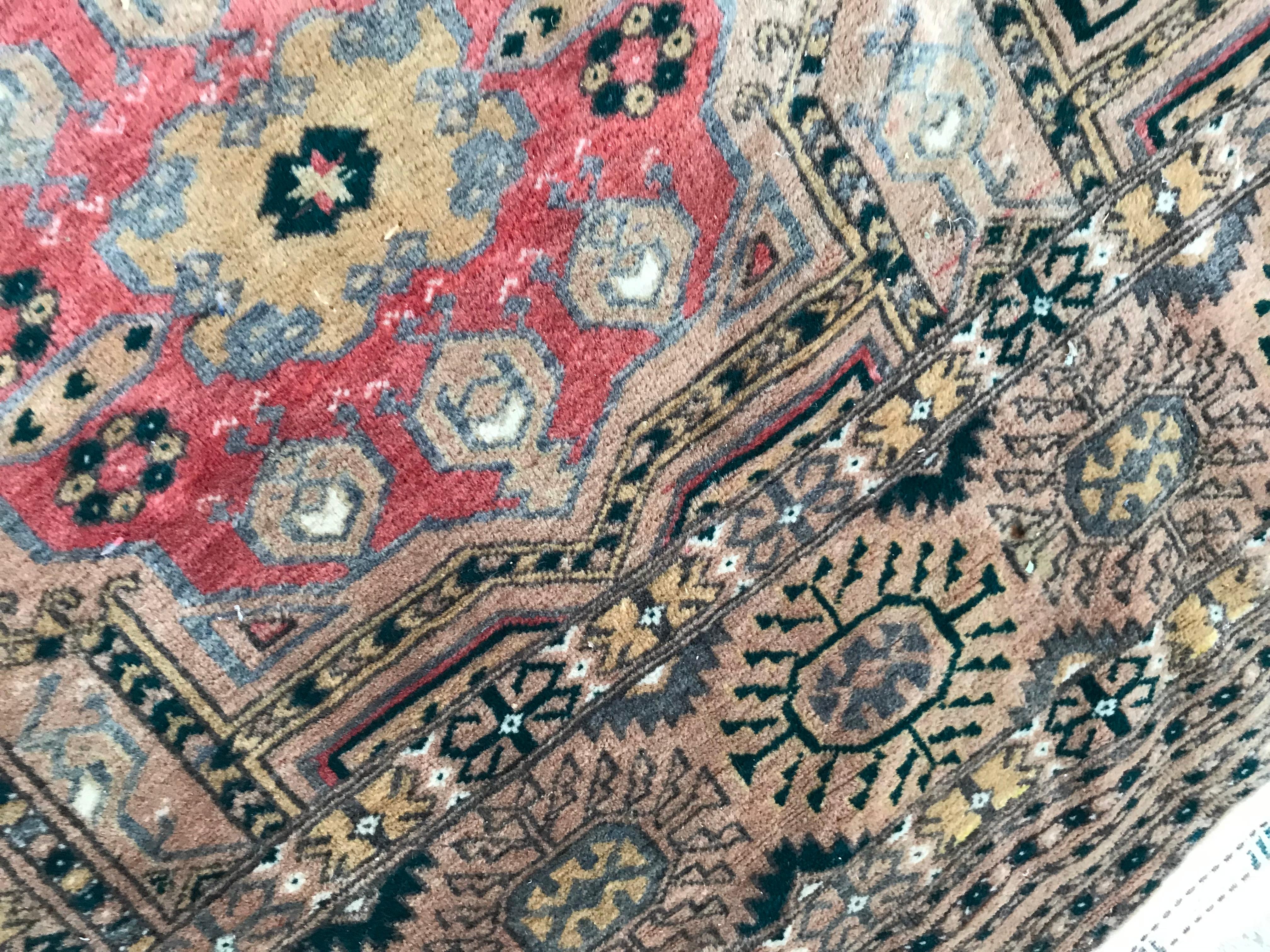 Kazak Vintage Tekke Turkman Rug For Sale