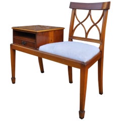 Vintage Telephone Table and Bench