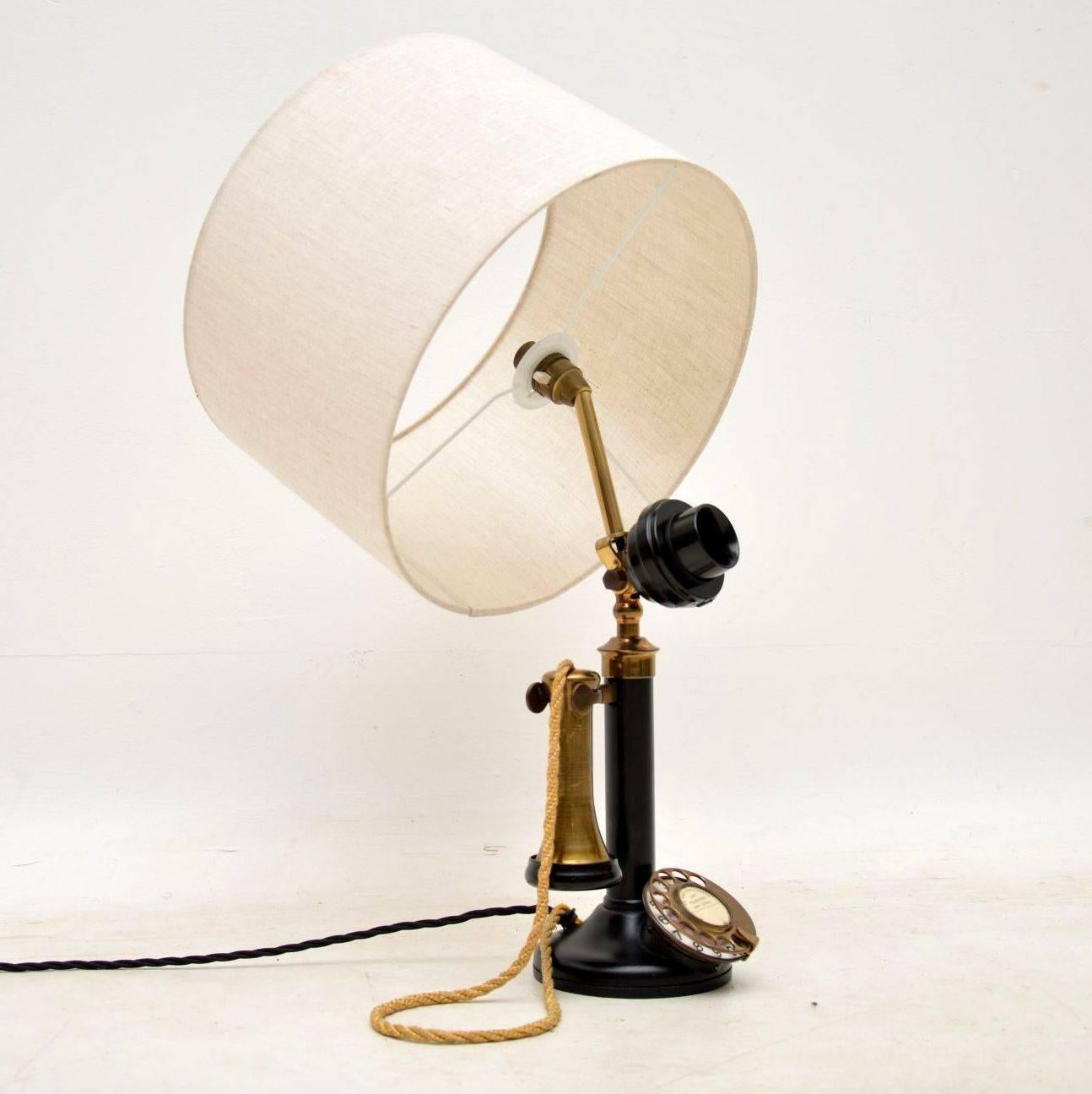 Vintage telephone lamp 2025