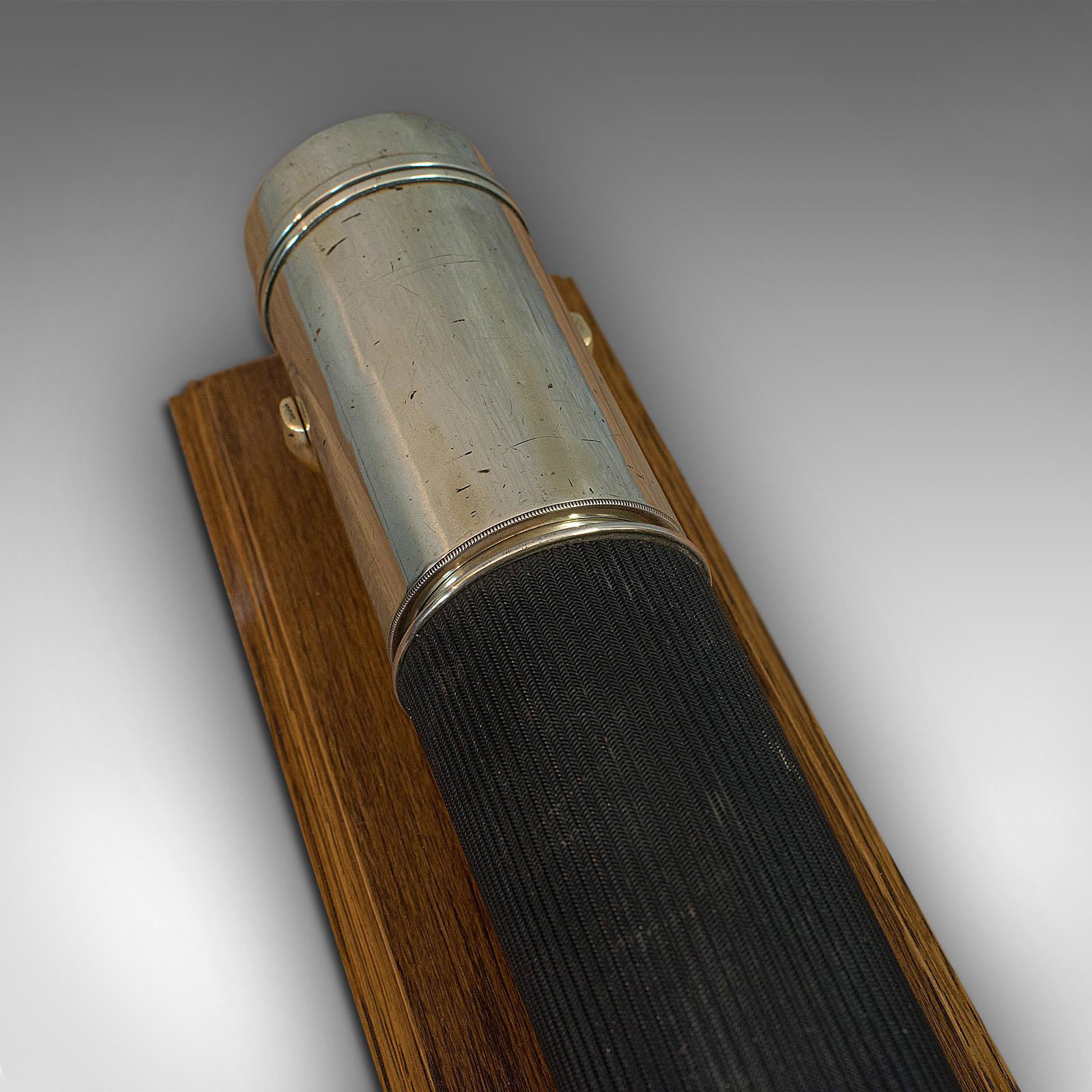 Mid-20th Century Vintage Telescope, Brass, Officer of the Watch, Single Draw, Ross London, 1935