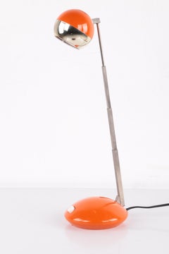 Vintage Telescope Desk Lamp Orange Eichhoff