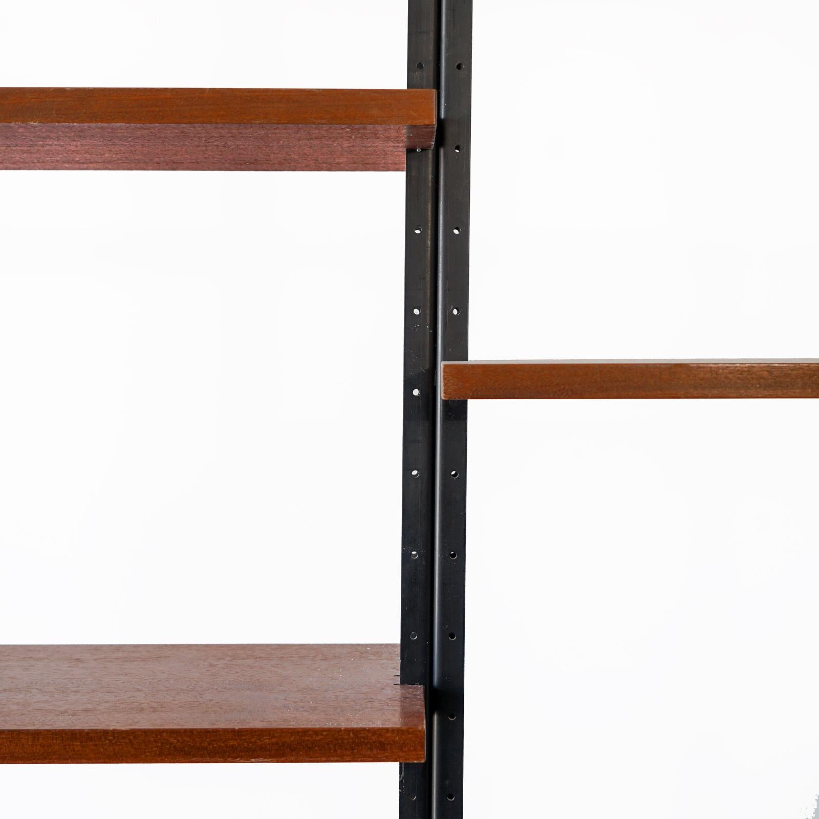 Vintage Teleskop-Regal 2-Linien-Regal (Moderne)