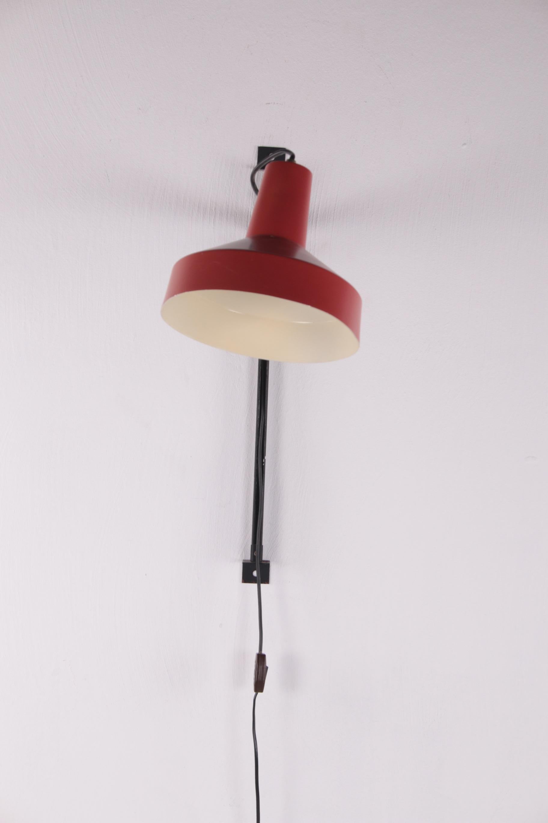 Mid-Century Modern Lampe murale télescopique vintage Van Niek Hiemstra Voor Evolux en vente