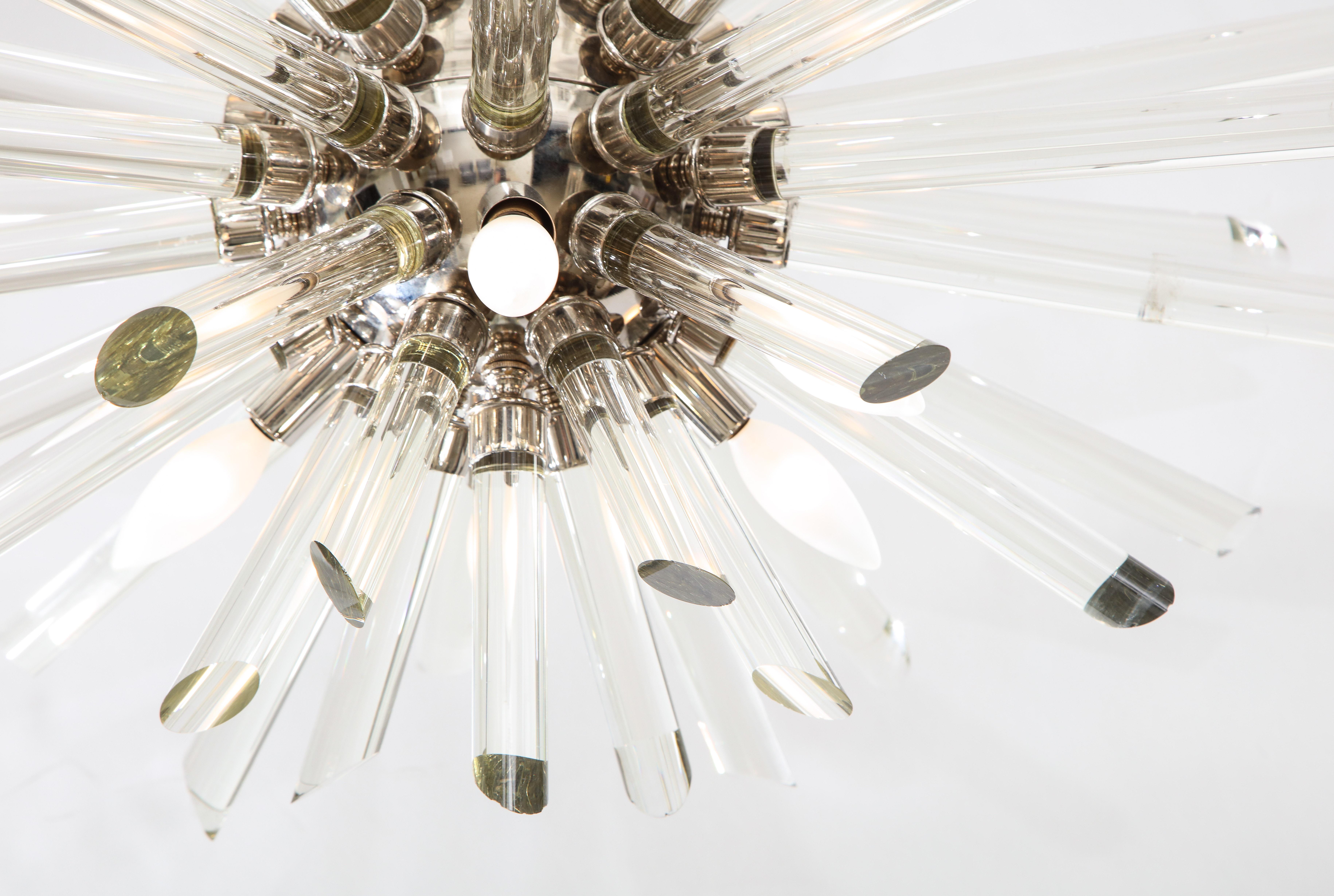 Mid-Century Modern Vintage Ten-Light Sputnik Chandelier