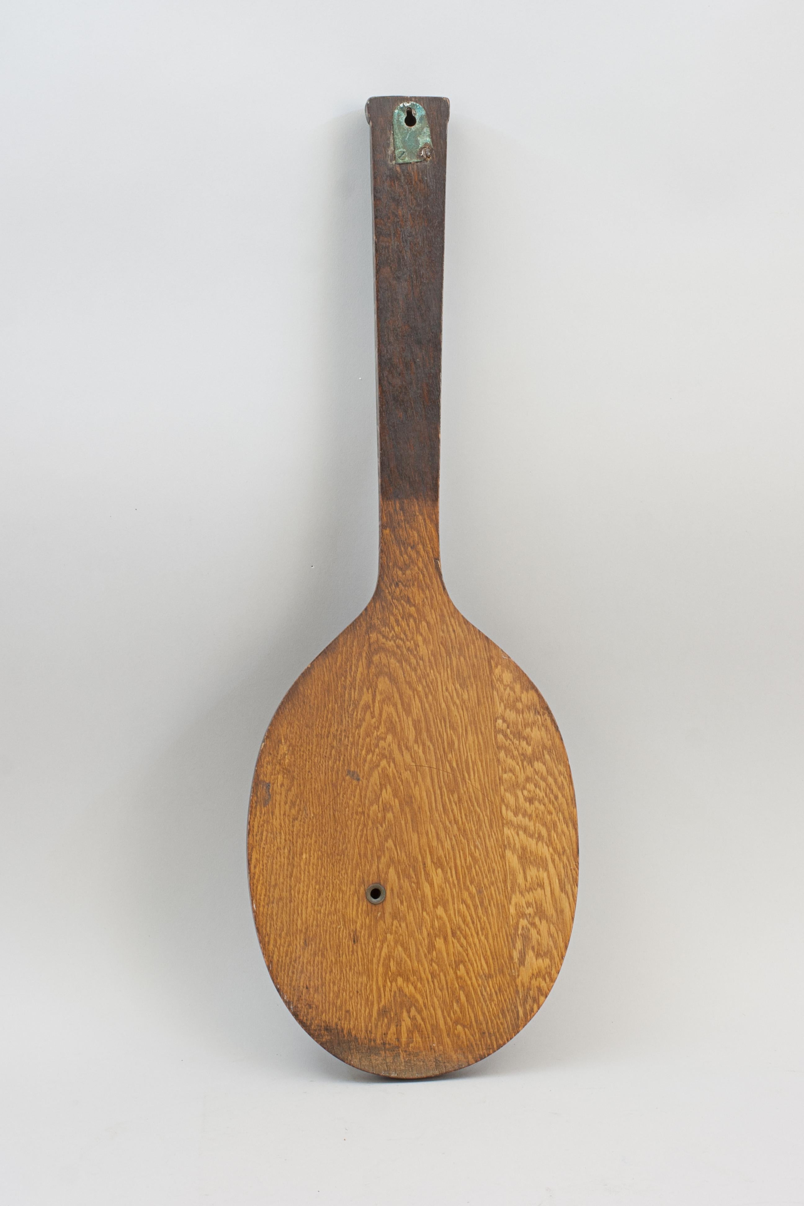 Vintage Tennis Racket Barometer 6