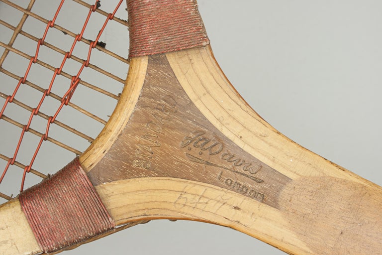 Early 20th Century Vintage Tennis Racket For Sale