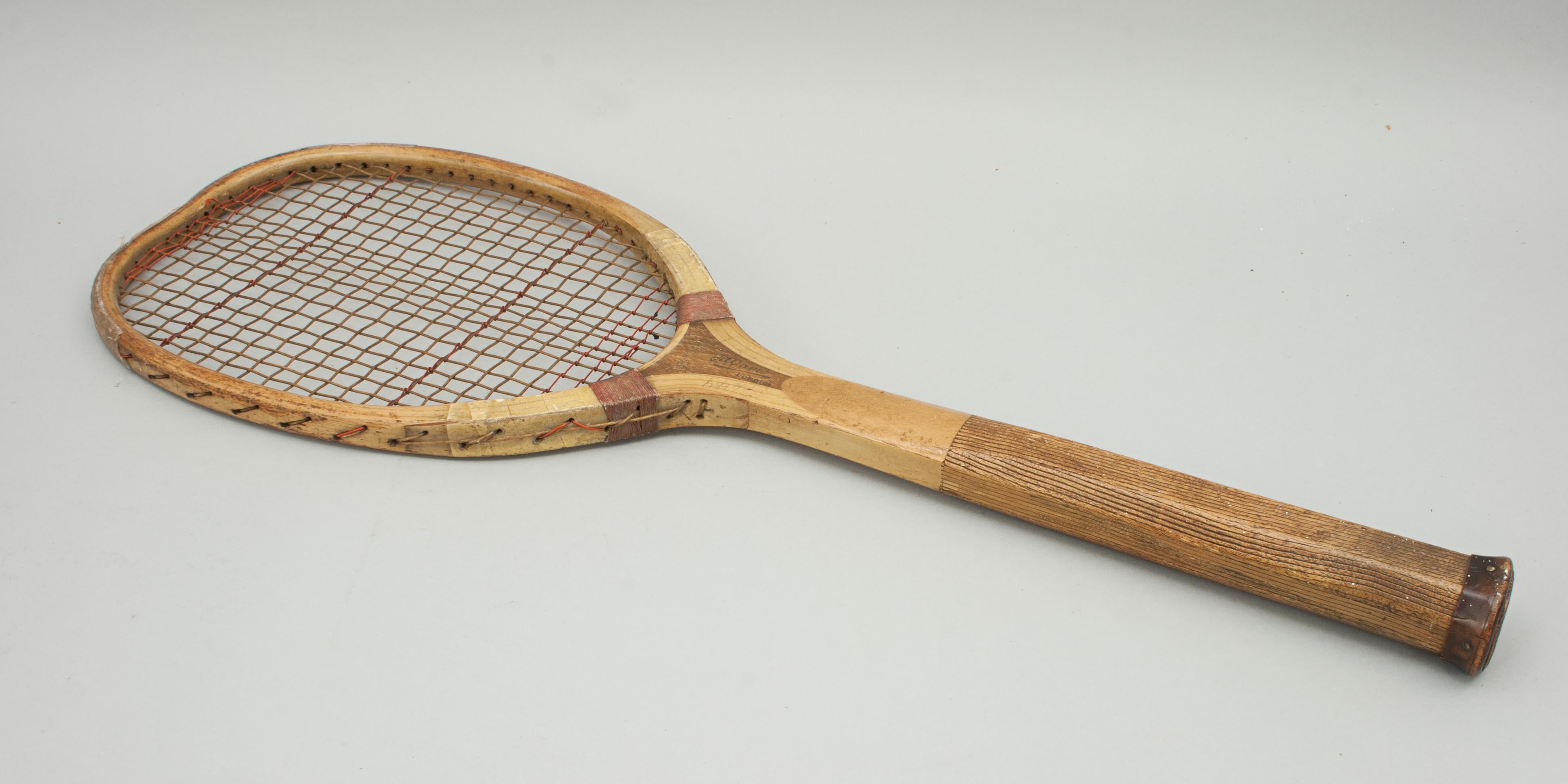 English Vintage Tennis Racket