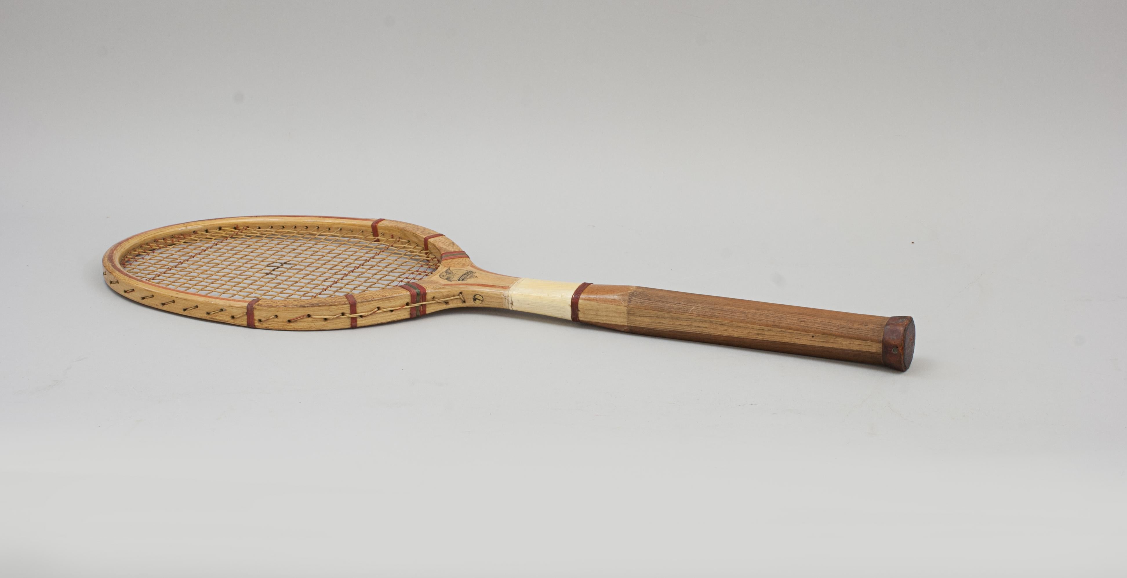 Ash Vintage Tennis Racket, the True Bat For Sale