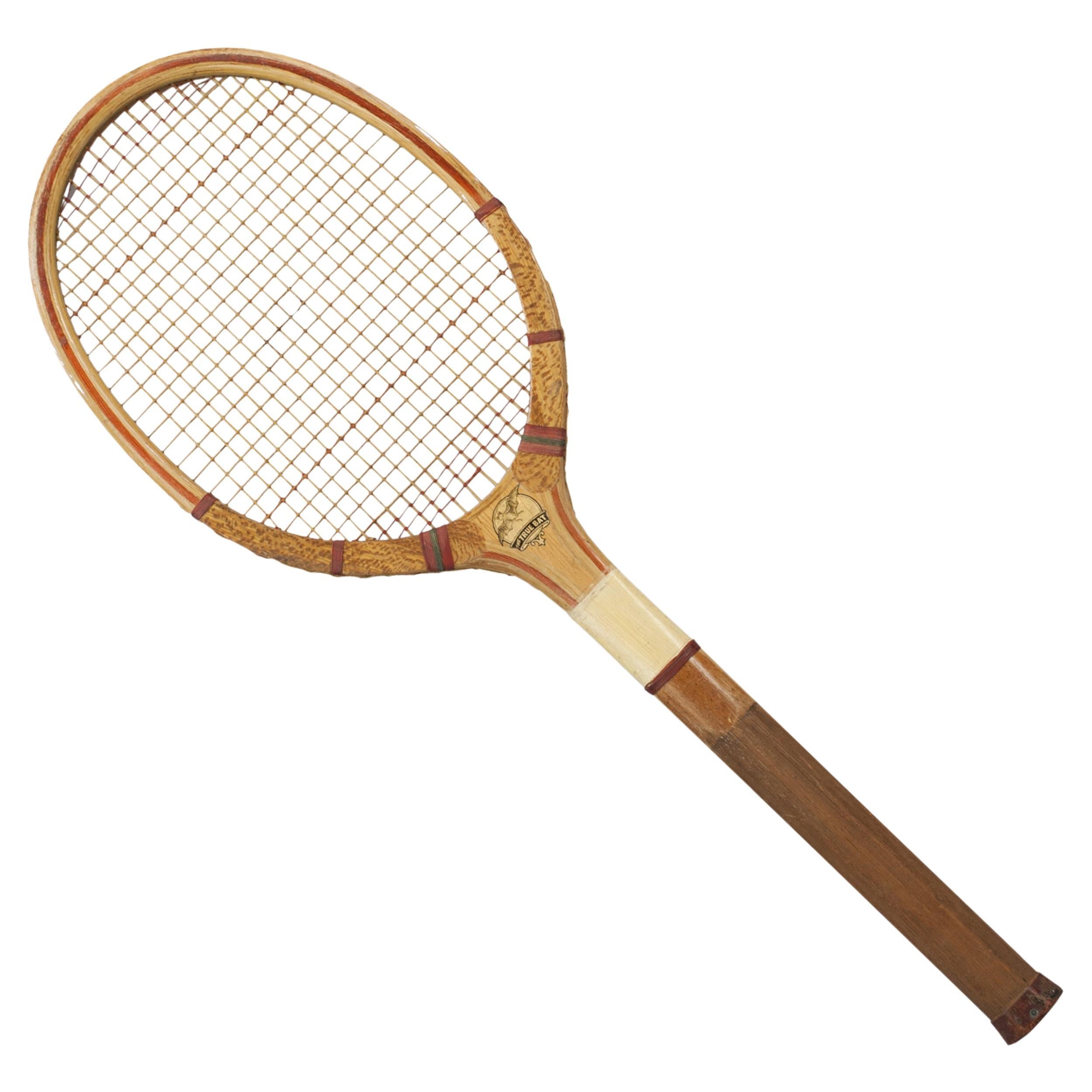 Vintage Tennis Racket, the True Bat