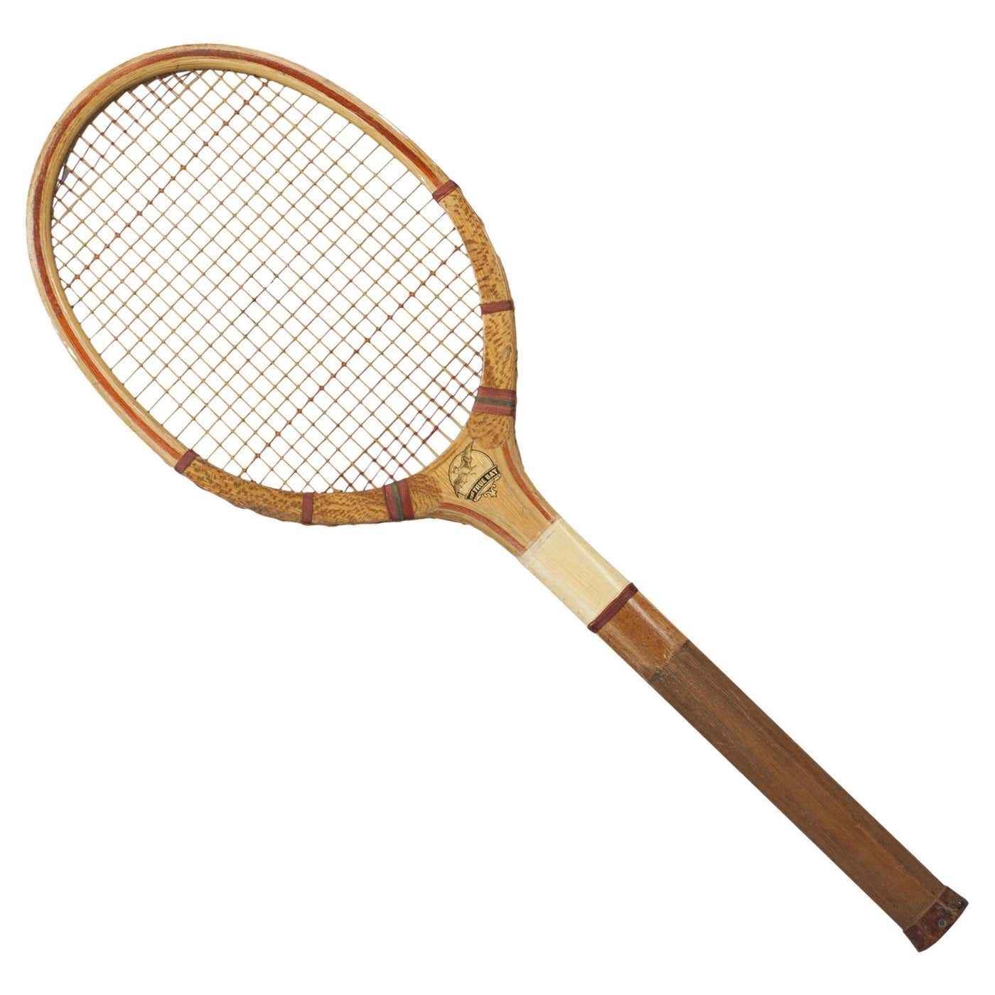 Battistone Racket Vintage Tennis Racket, the True Bat For Sale at 1stDibs