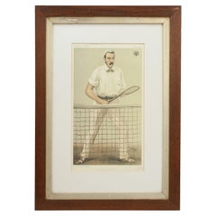 Antique Tennis Vanity Fair Print of Michailovitch Of Russia