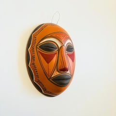 Vintage Terra Cotta Mask Wall Hanging