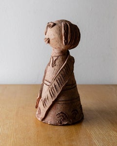 Vintage Terrakotta-Keramik-Skulptur, handgefertigte Studio Pottery, 1960er Jahre