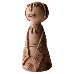 Vintage Terrakotta-Keramik-Skulptur, handgefertigte Studio Pottery, 1960er Jahre