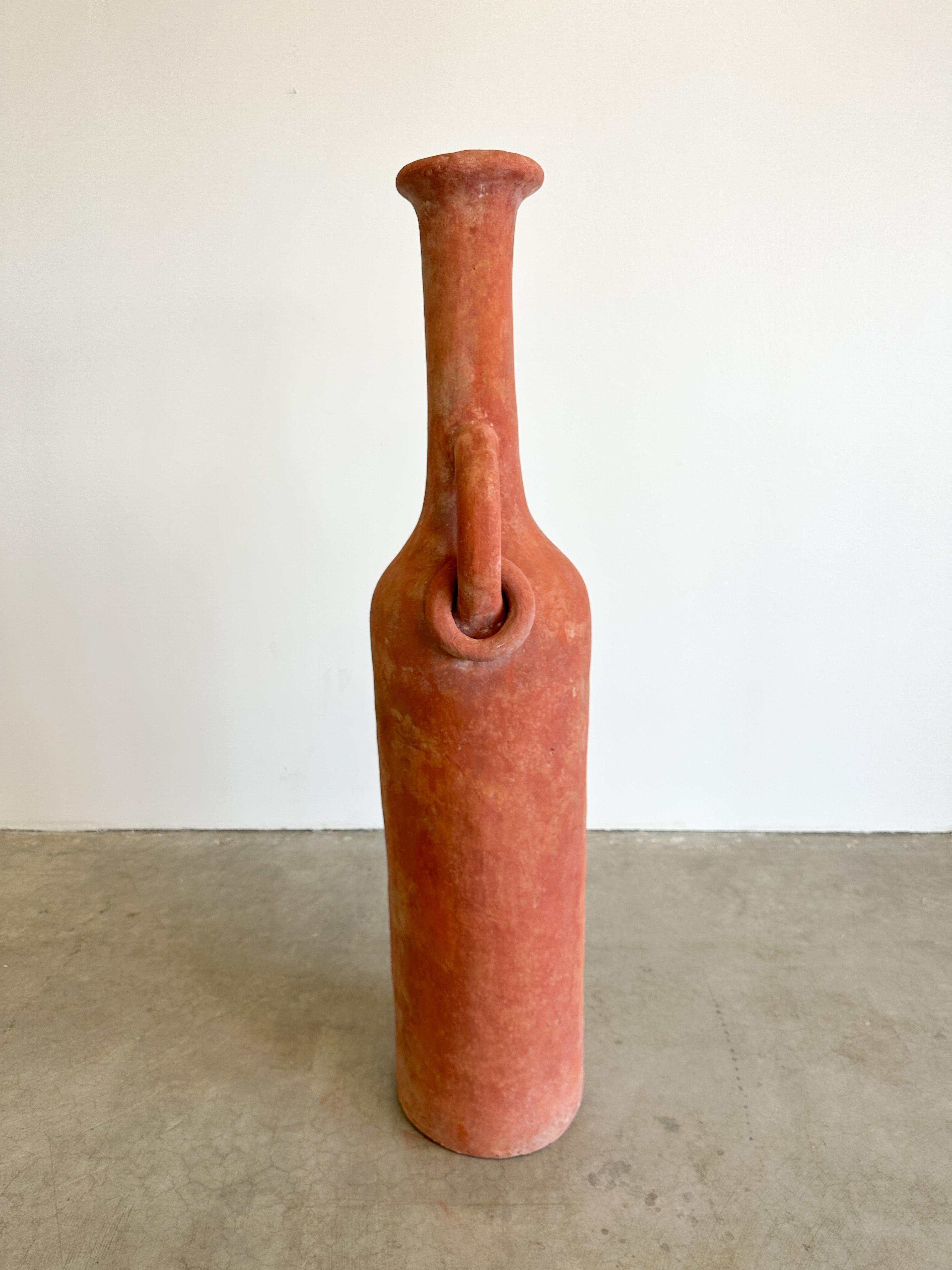 Vaso da terra in terracotta extra large con anelli - MCM Retro anni '70 in vendita 4
