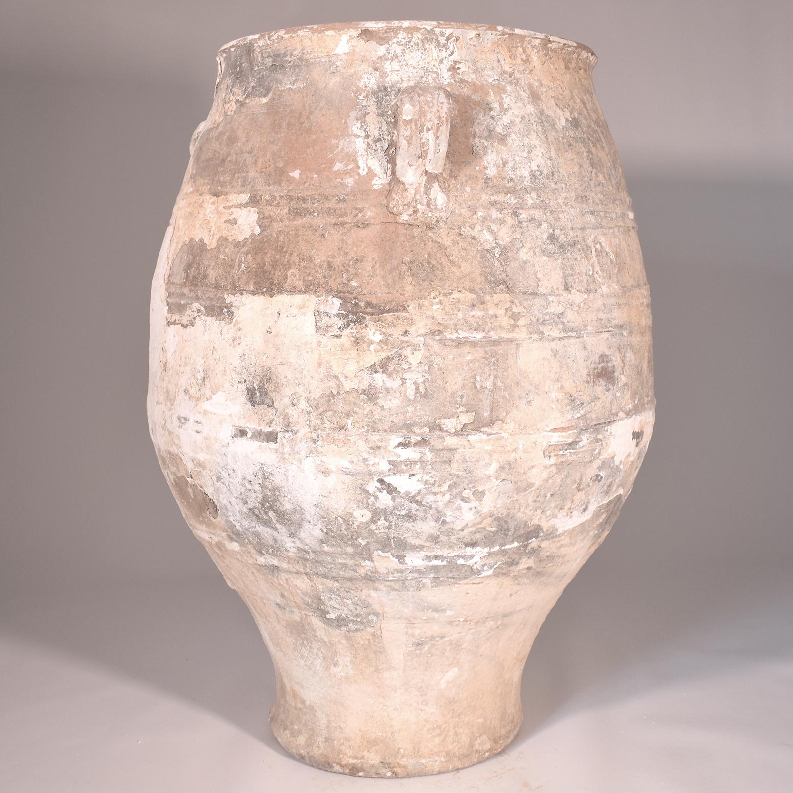 Vintage Terracotta Jar with Original Patina In Good Condition In New Orleans, LA