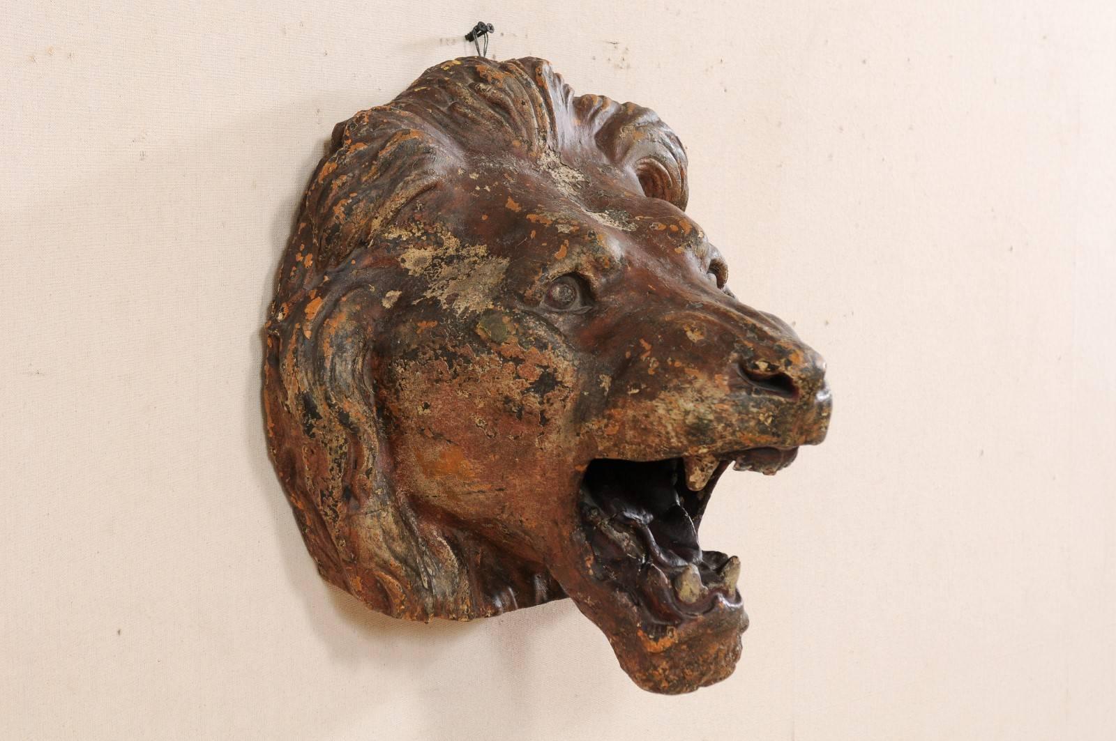 lion head decor