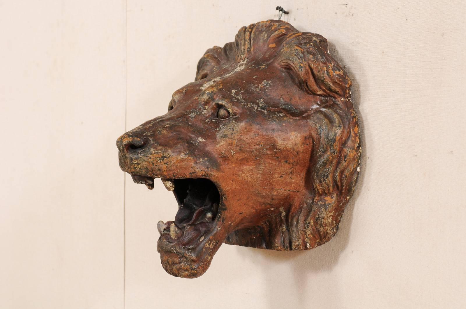 lion head wall decor