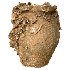 Vintage Terracotta Octopus Pot, Portugal, 1950s