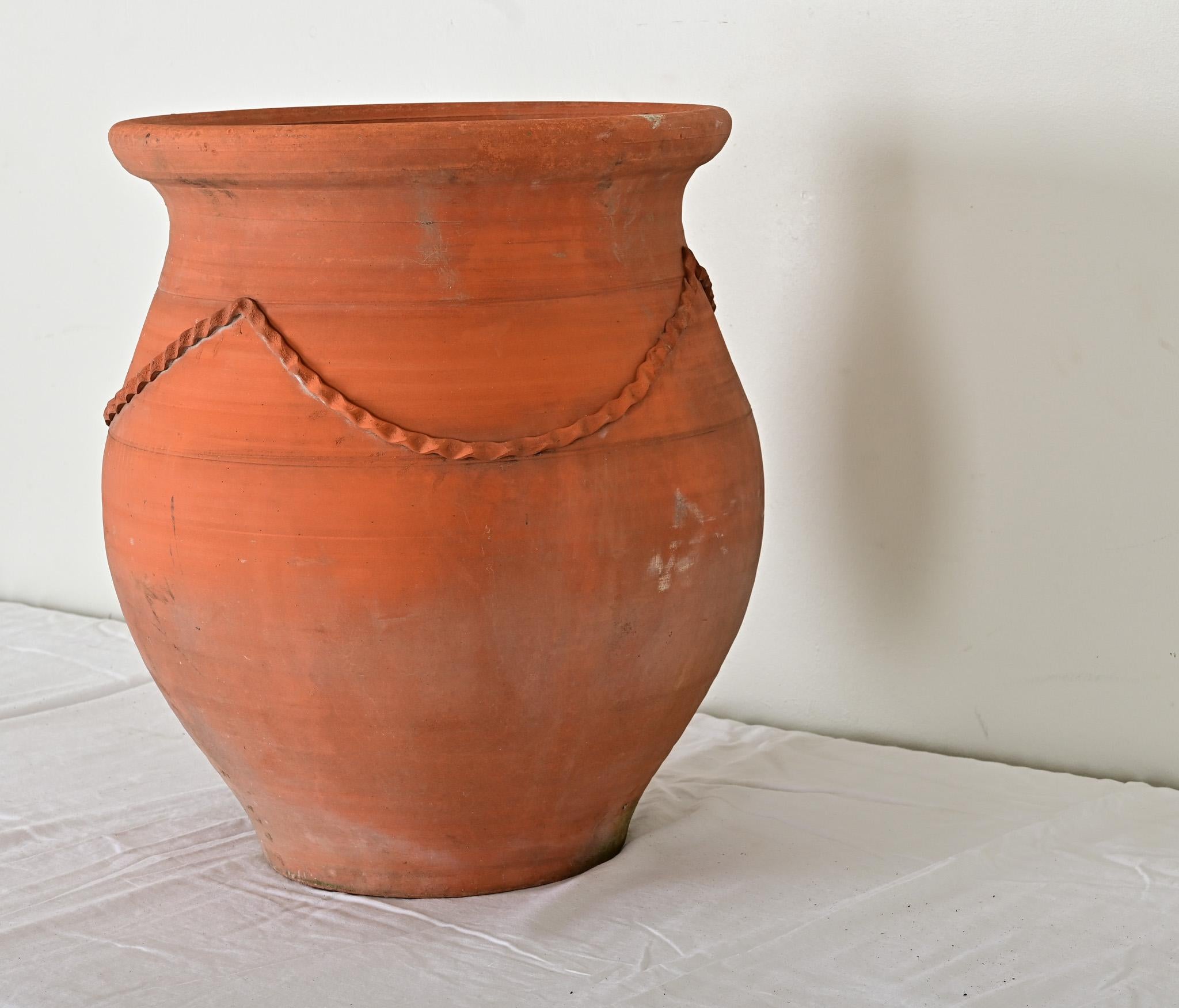 Jardinera vintage de terracota en venta 3