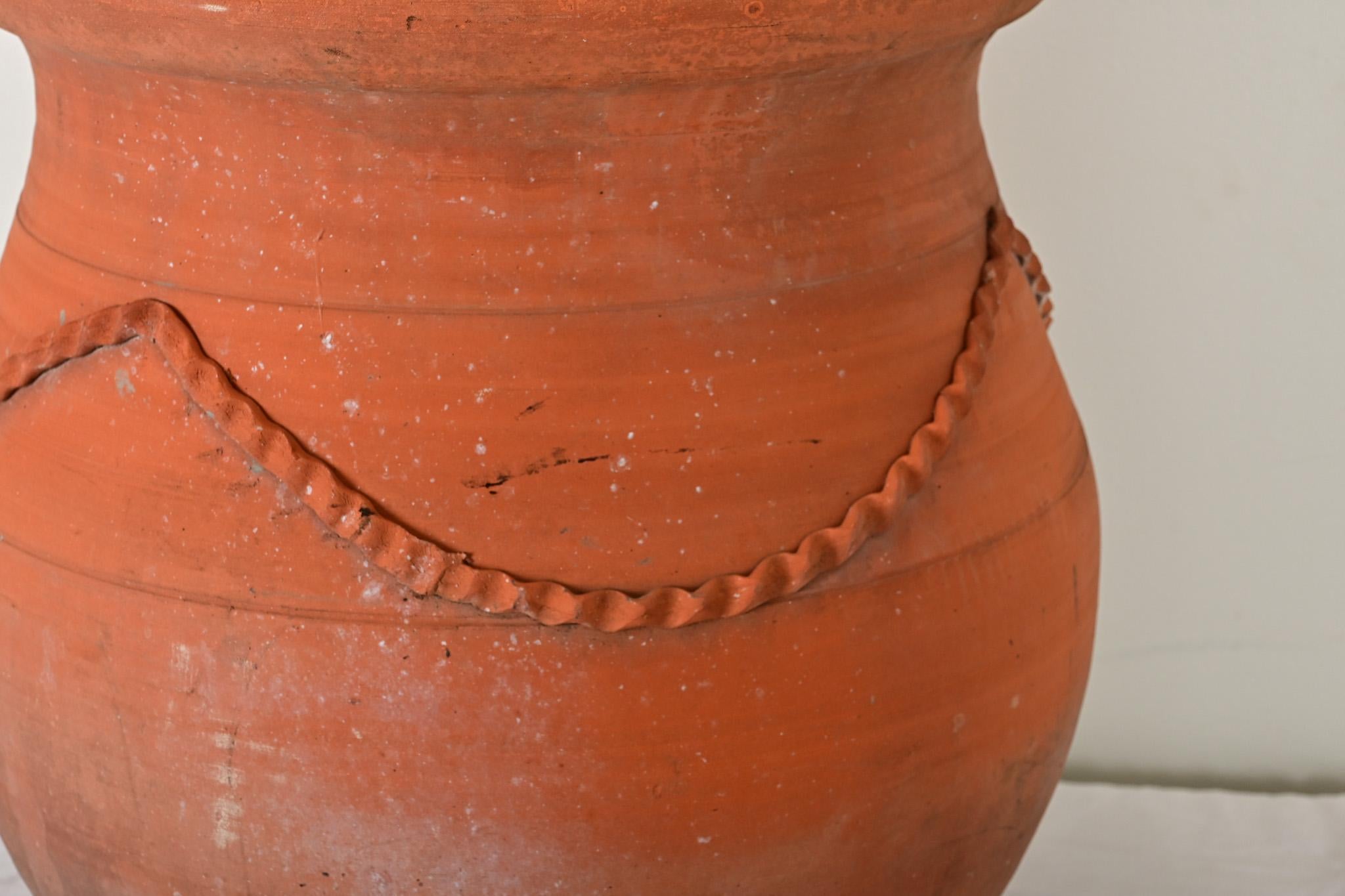 Jardinera vintage de terracota Francés en venta