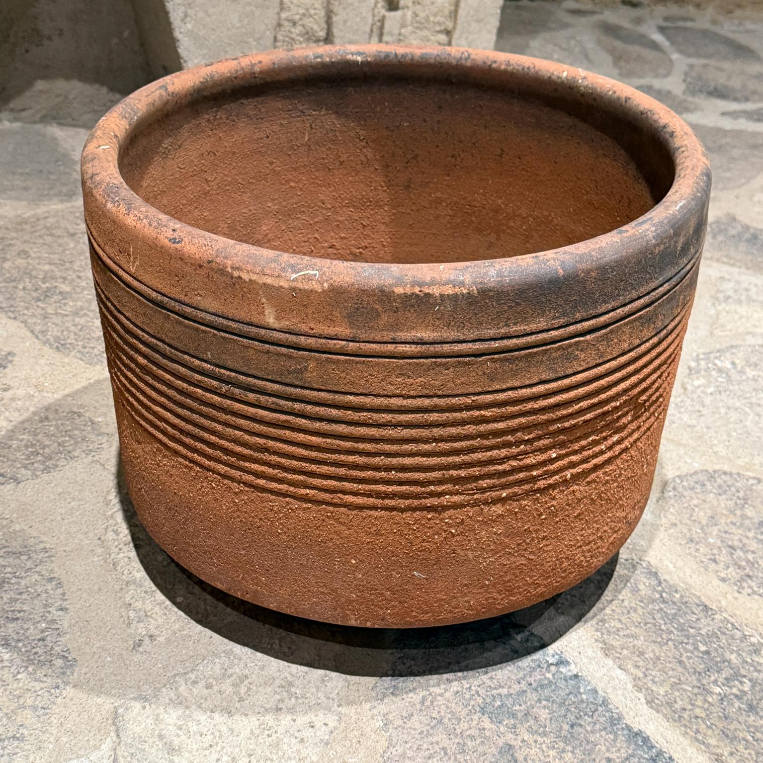 Vintage Terracotta Planter ModernStyle Gainey Pottery Style Era Terracota en venta