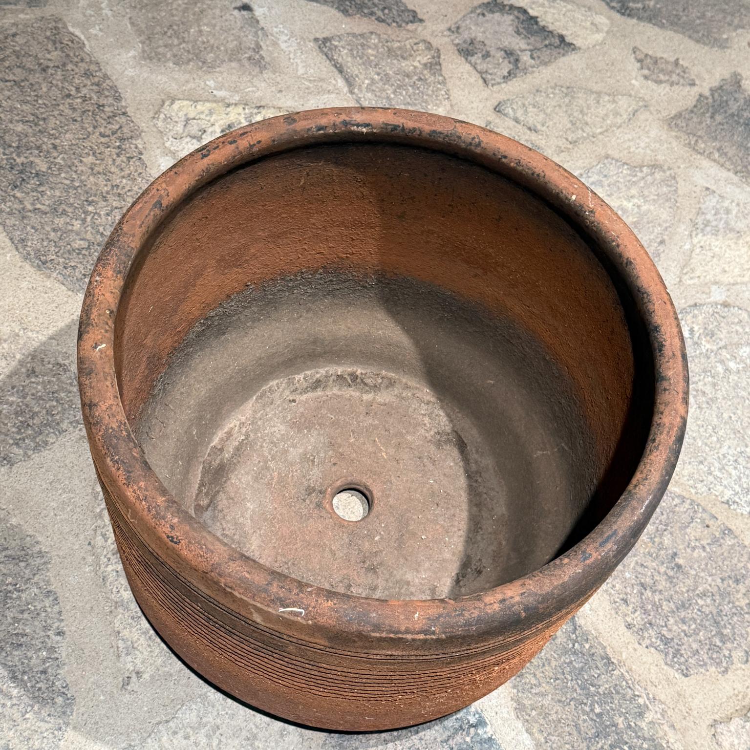 Vintage Terracotta Planter ModernStyle Gainey Pottery Style Era en venta 1
