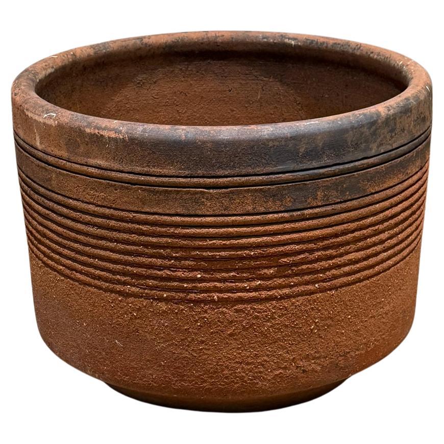 Vintage Terracotta Planter ModernStyle Gainey Pottery Style Era en venta