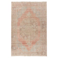 Vintage Terrakotta Türkisch Oushak Teppich 7
5 X 11
2