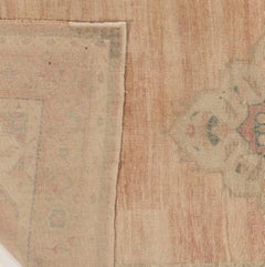 Vintage Terracotta Turkish Oushak Runner Rug 5'3 X 10'11