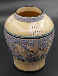 Vintage Terracotta Vase, Dumler & Breiden, 20th Century