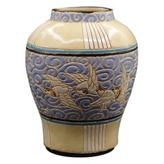 Vase en terre cuite:: Dumler & Breiden:: 20ème siècle