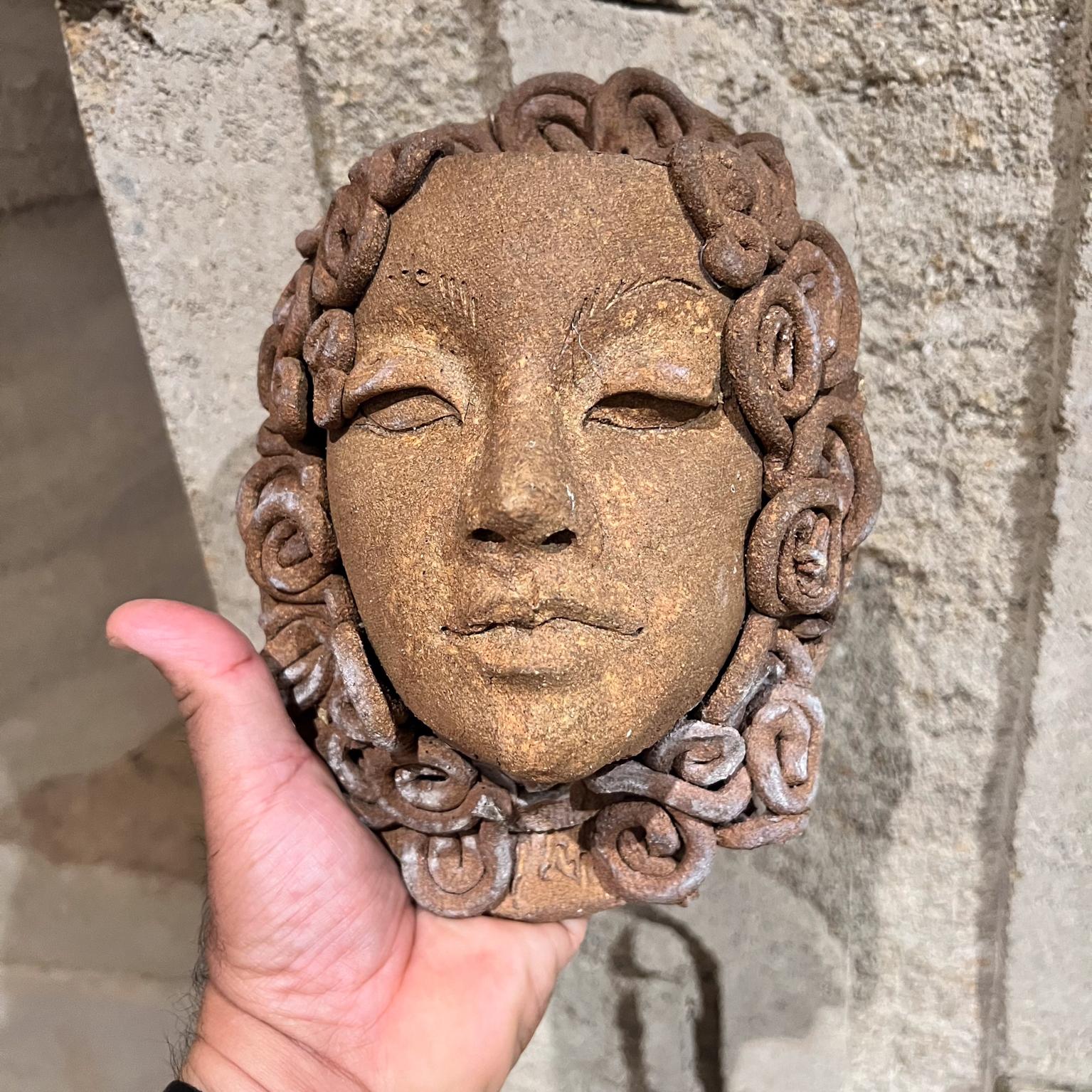 Vintage Terracotta Wall Planter Goddess Figurine For Sale 4