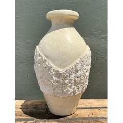 Vase vintage en pierre mosaïquée