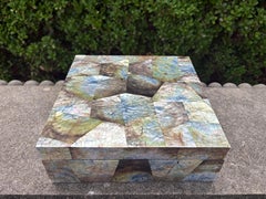 Vintage Tessellated Abalone Box