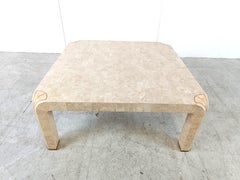 Vintage tessellated coffee table, 1980s