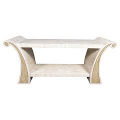 Vintage Tessellated Console Table
