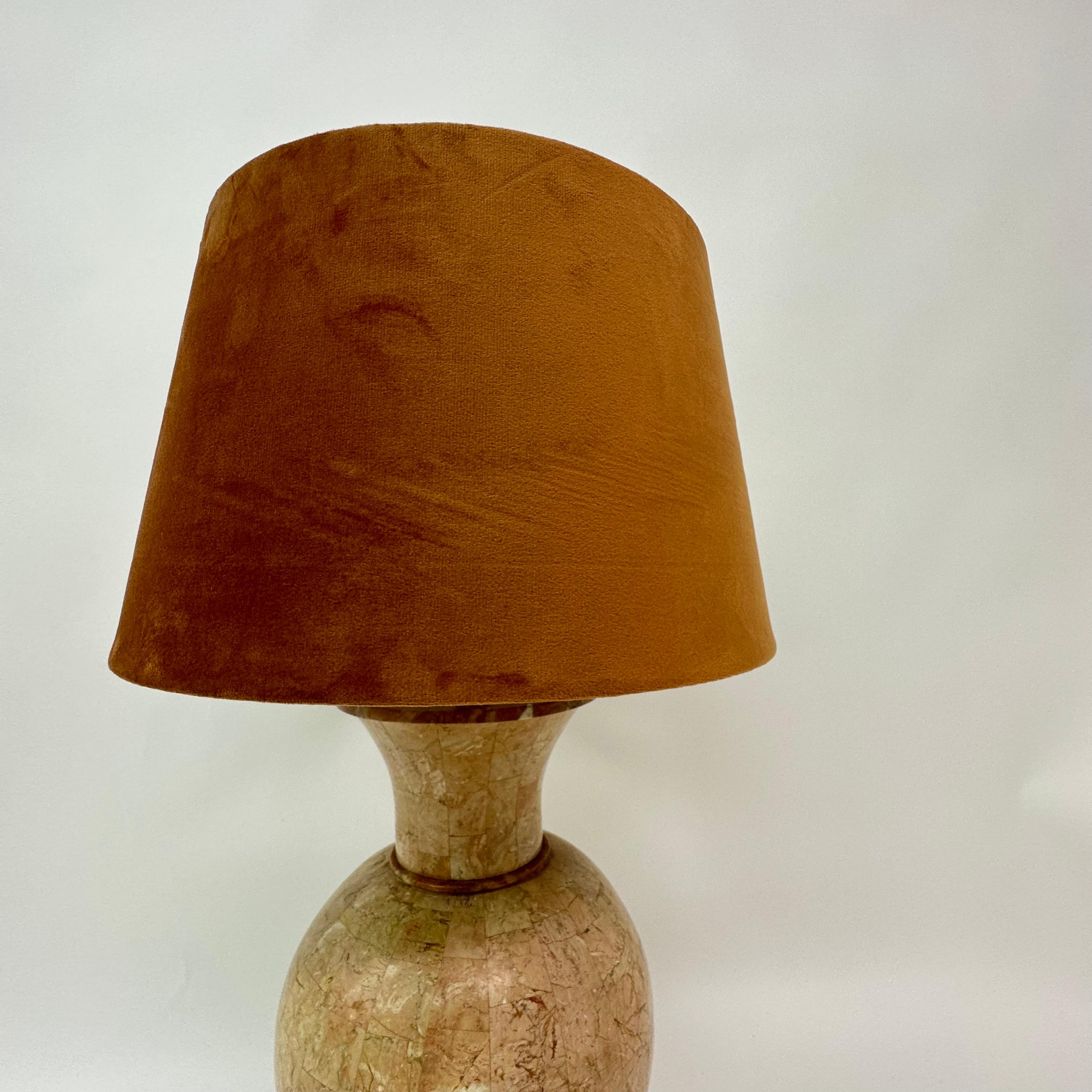 Vintage Tessellated Marble Table Lamp by Maitland Smith, circa 1970s For Sale 10