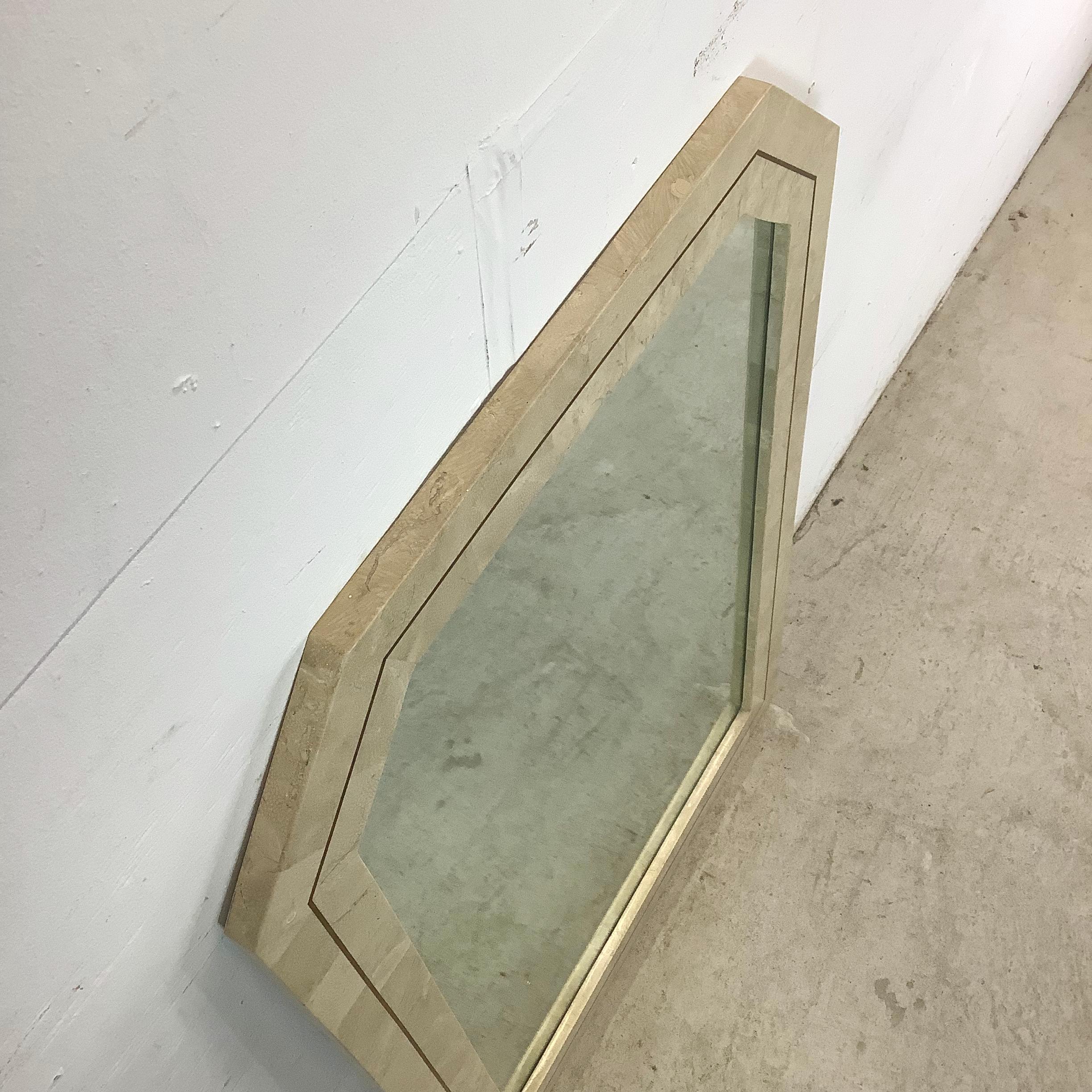 Autre Vieux miroir en pierre tessellée d'après Maitland-Smith en vente