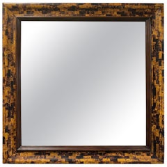 Vintage Tessellated Tortoise Mirror in the manner of Maitland Smith
