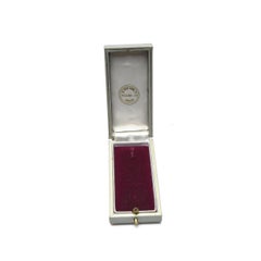 Vintage Tessiers Ltd New Bond Street Stick Pin Box, Grey