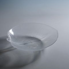 Vintage Tessuto Plate by Tyra Lundgren for Venini, Murano